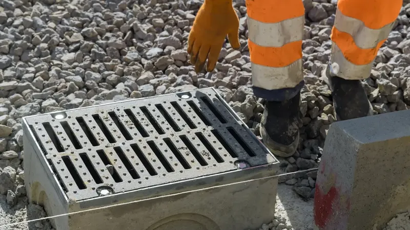 Supervisión de colado de concreto en obra con equipo de protección personal cumpliendo normas de seguridad en México